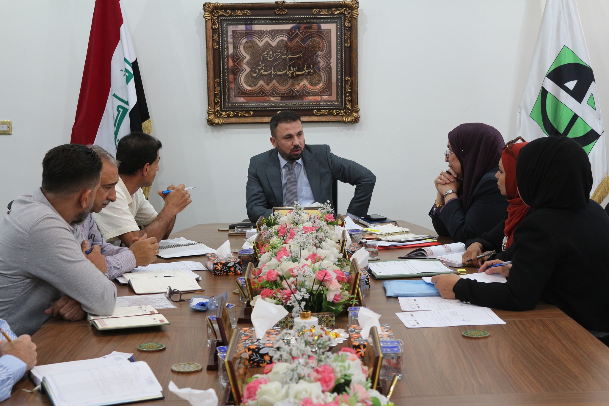 Mr. General Manager says: The constructive and fruitful cooperation between the project management and the resident engineer is reflected positively in the progress of the work