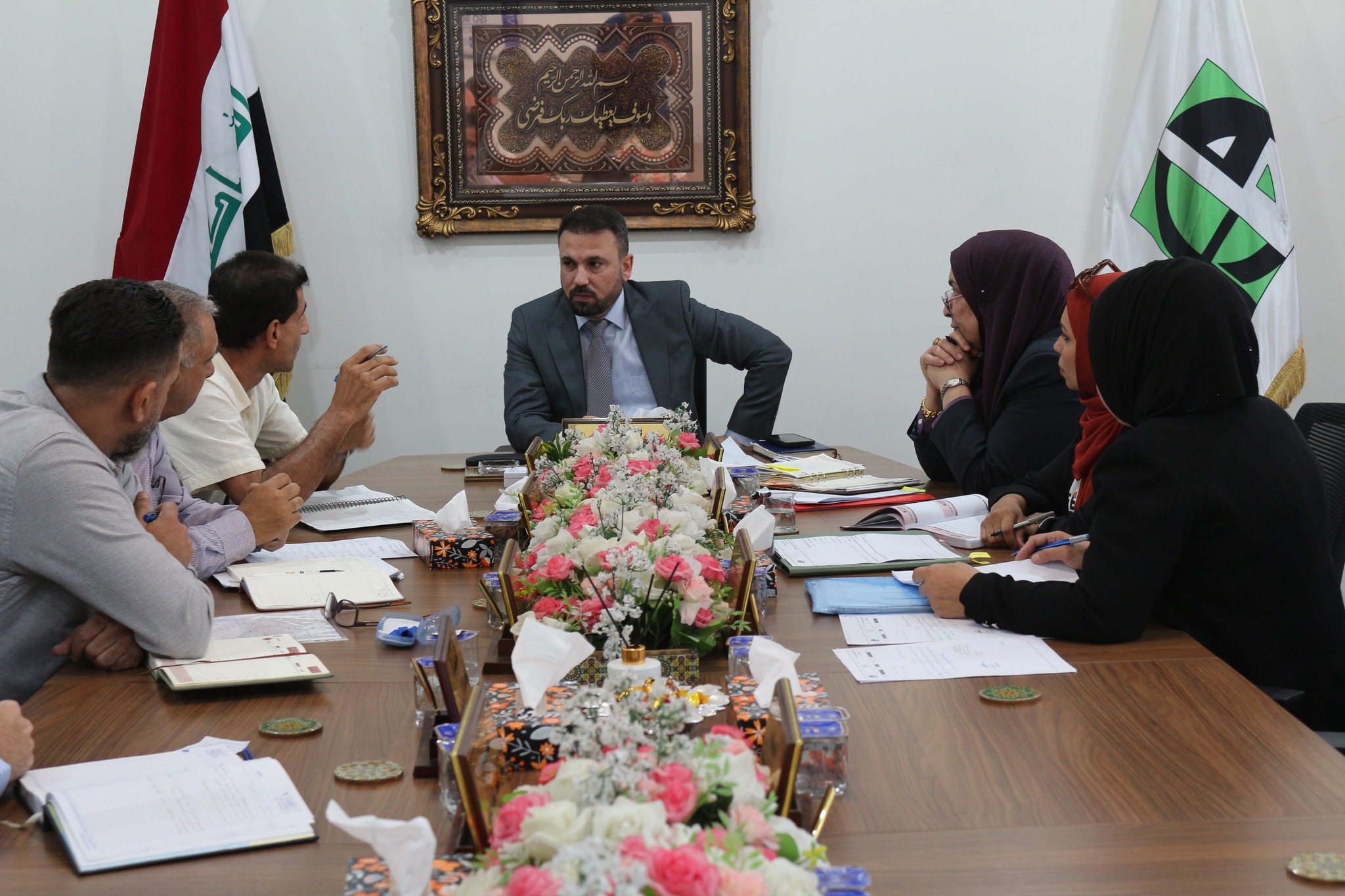 Mr. General Manager says: The constructive and fruitful cooperation between the project management and the resident engineer is reflected positively in the progress of the work