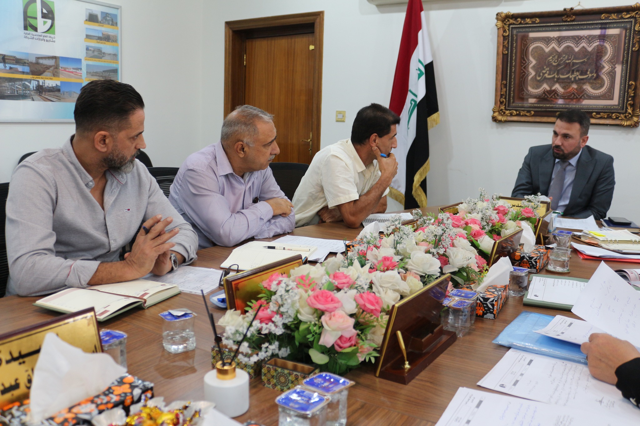 Mr. General Manager says: The constructive and fruitful cooperation between the project management and the resident engineer is reflected positively in the progress of the work