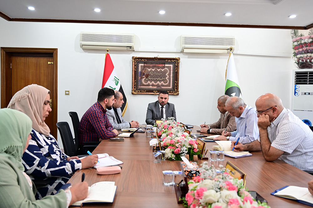 السيد المدير العام يترأس اجتماعاً لبحث واقع عمل الشركة