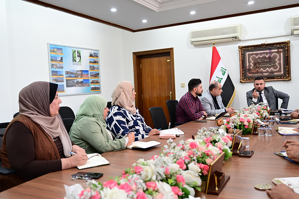 السيد المدير العام يترأس اجتماعاً لبحث واقع عمل الشركة