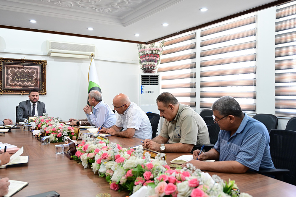 السيد المدير العام يترأس اجتماعاً لبحث واقع عمل الشركة