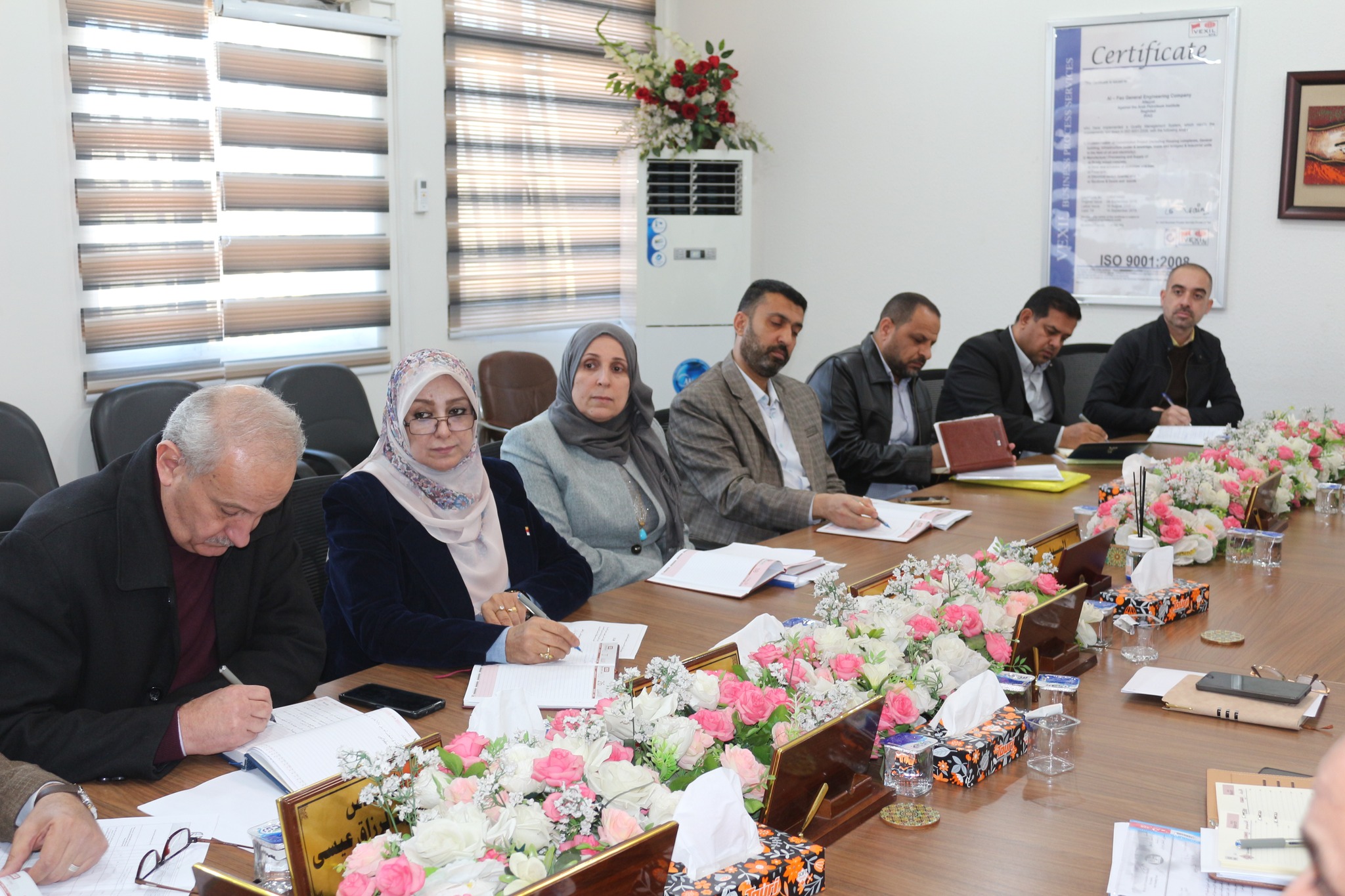 The General Director, along with the department directors and sectionnal directors in the governorates