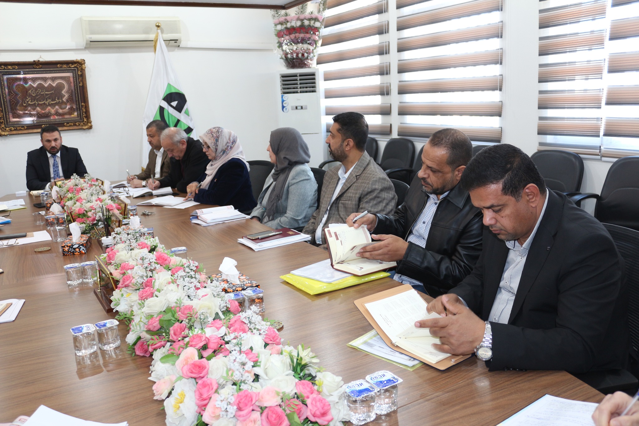 The General Director, along with the department directors and sectionnal directors in the governorates