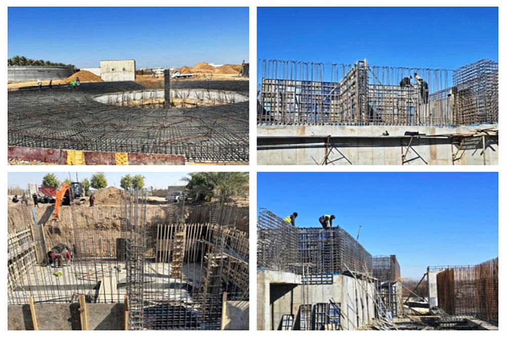 Complementary works for the water supply in Salah al-Din
