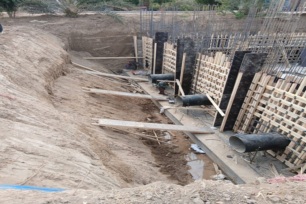 Complementary works for the water supply in Salah al-Din