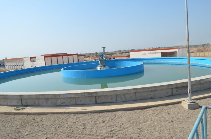مدير عام شركة الفاو الهندسية العامة يشرف ميدانيا على التشغيل التجريبي لمشروع ماء الدجيل 