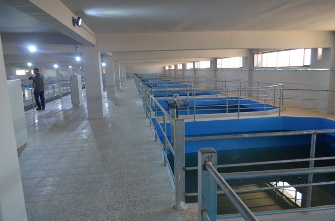 مدير عام شركة الفاو الهندسية العامة يشرف ميدانيا على التشغيل التجريبي لمشروع ماء الدجيل 