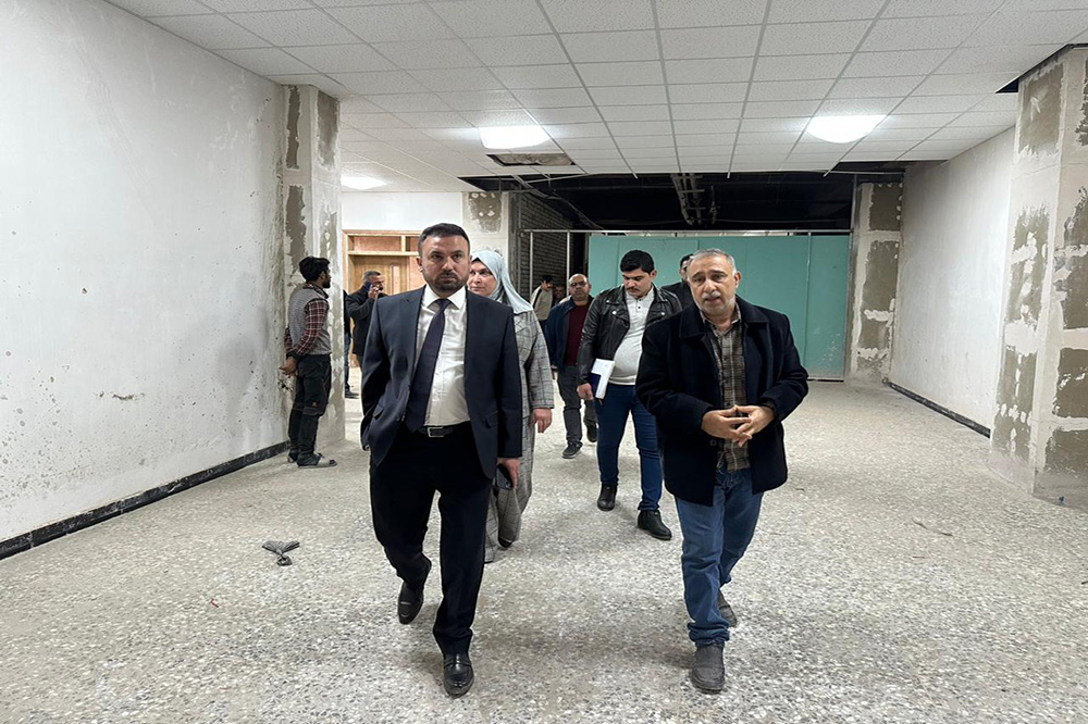 المدير العام يزور مشروع جامعة النهرين ببغداد