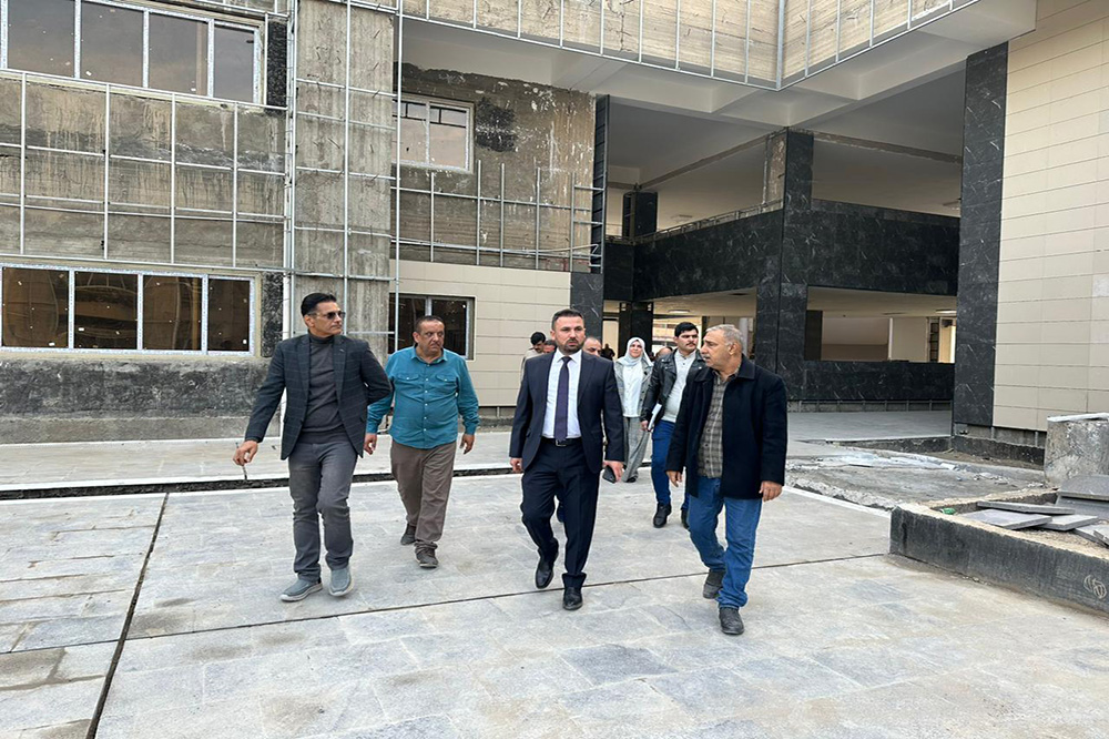 The Director General visits the Al-Nahrain University project in Baghdad