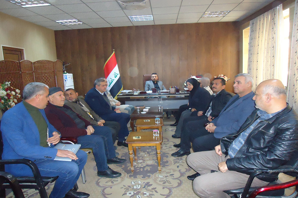 The General Manager visits the company's sites in Kirkuk and Nineveh governorates