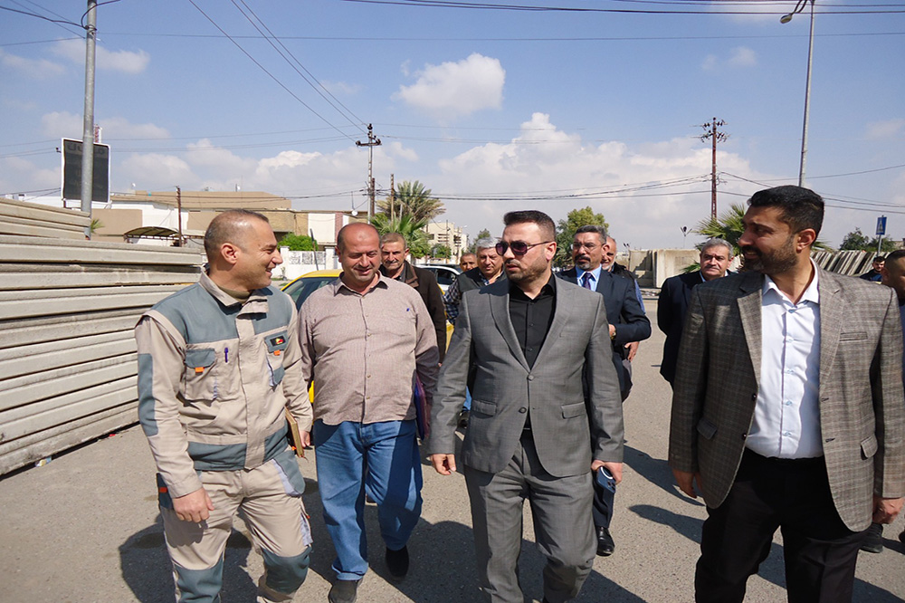 The General Manager visits the company's sites in Kirkuk and Nineveh governorates