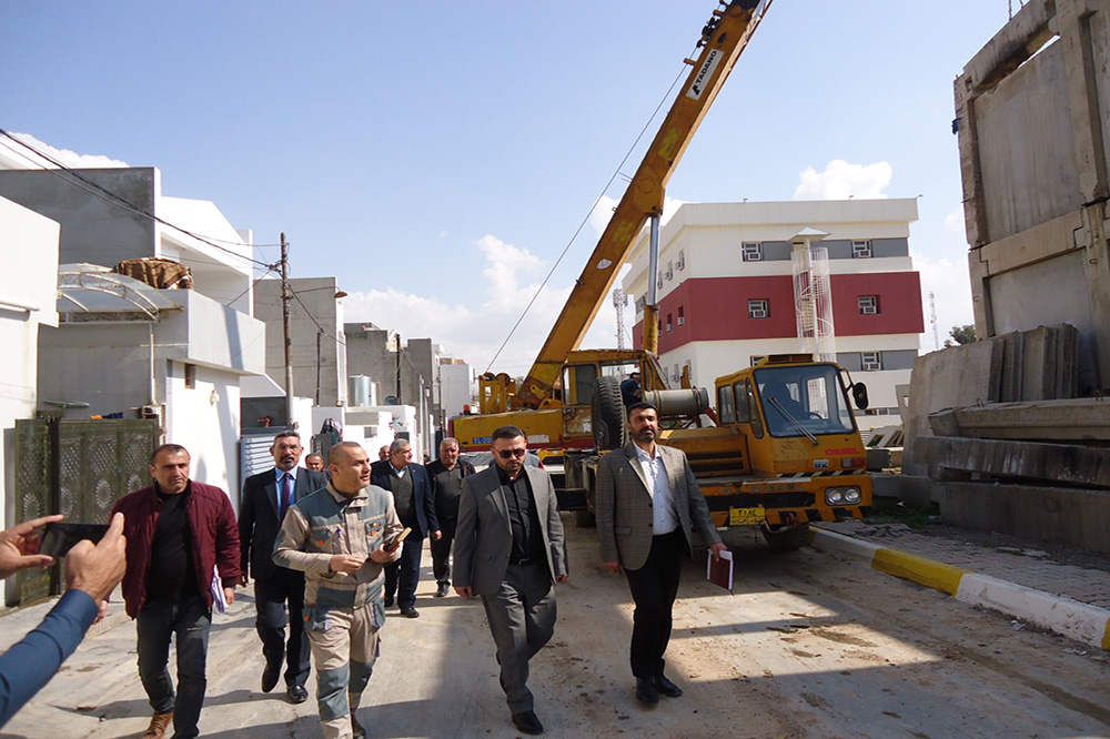 The General Manager visits the company's sites in Kirkuk and Nineveh governorates