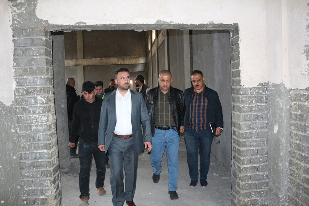 The Director General visits the project to establish a museum and cultural center in Muthanna Governorate