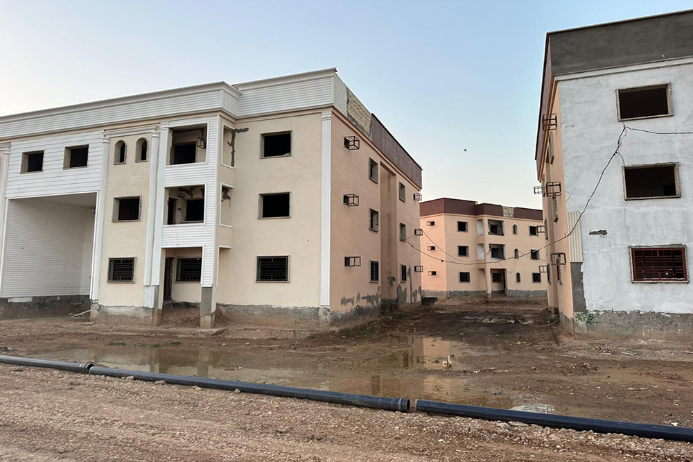 The General Director visits the Al-Khalis Residential Complex project in Diyala Governorate