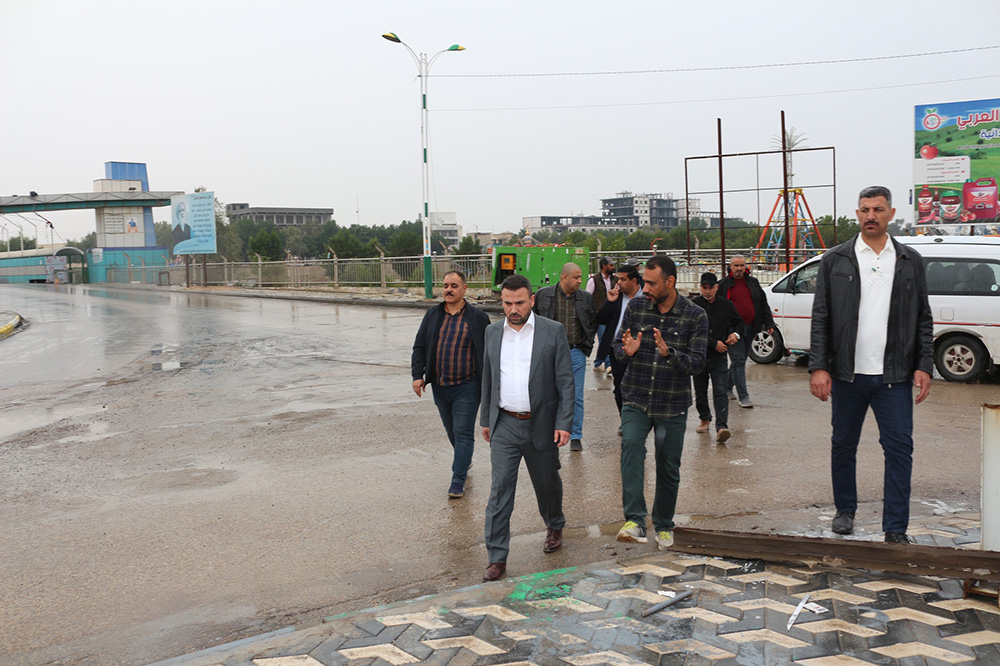 The Director General announces the completion and opening of the project to rehabilitate and maintain the Commission’s Iron Bridge in Al-Muthanna Governorate