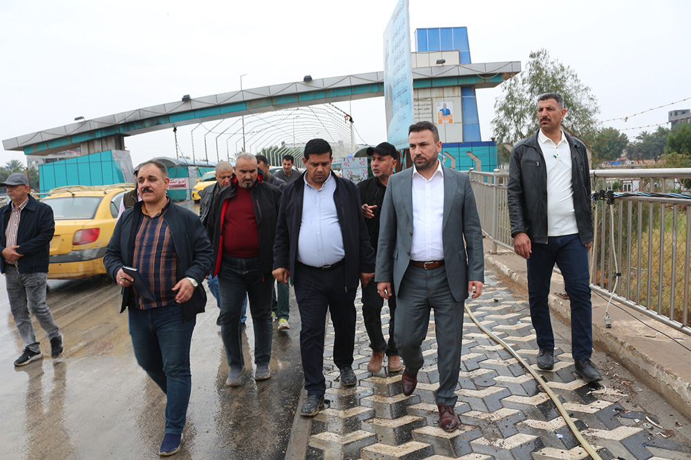 The Director General announces the completion and opening of the project to rehabilitate and maintain the Commission’s Iron Bridge in Al-Muthanna Governorate