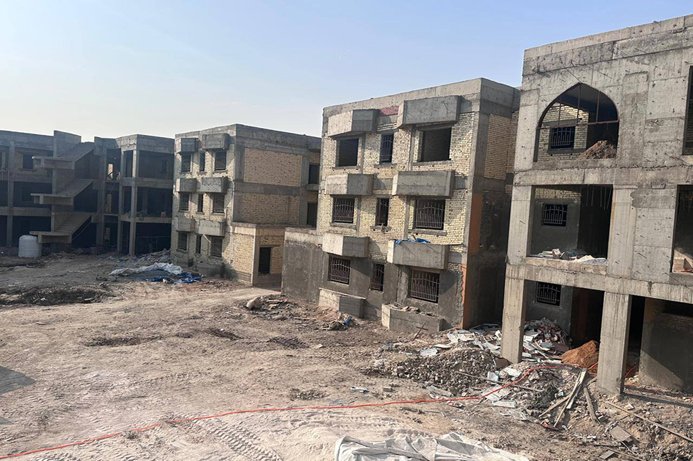 مشروع بناء الأقسام الداخلية للطالبات في جامعة كربلاء المقدسة