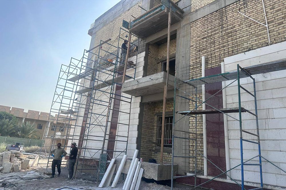 مشروع بناء الأقسام الداخلية للطالبات في جامعة كربلاء المقدسة