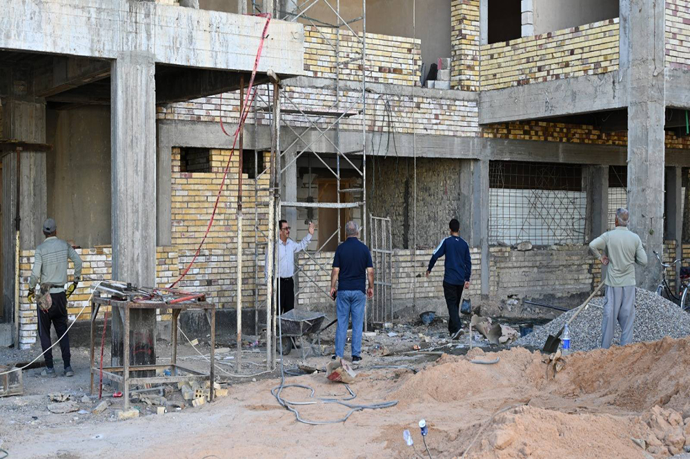 مشروع تأهيل بناية الشبكة الوطنية لحقوق الانسان في محافظة الانبار 