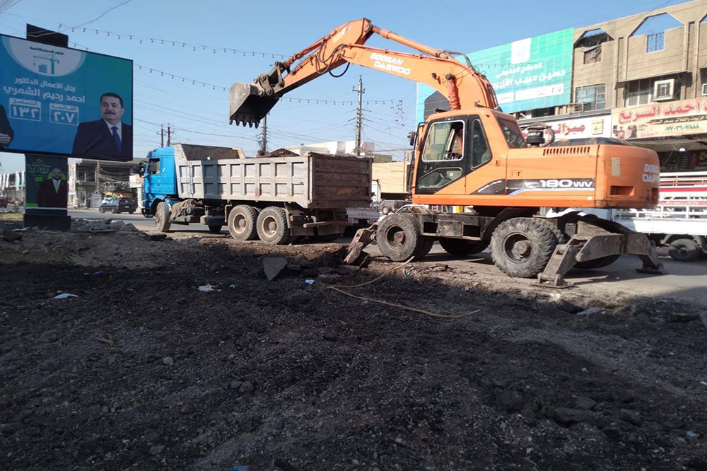 تأهيل منطقة الشعب في بغداد 