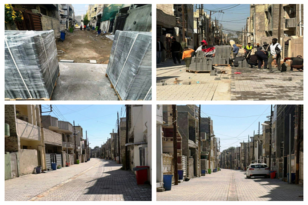 Rehabilitation and development of neighborhood (812) in the "Al-Dora Agricultural" area in the capital, Baghdad