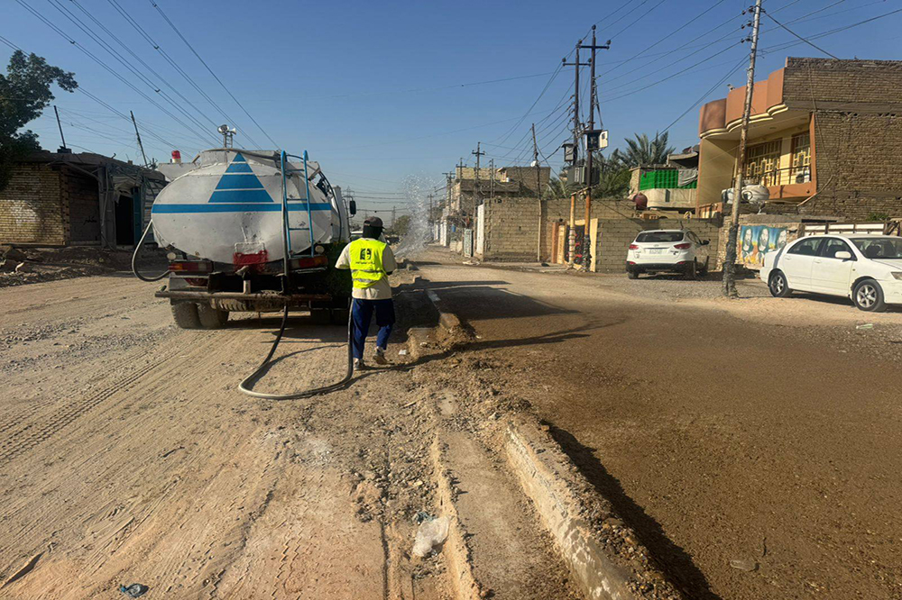Project to develop and rehabilitate some streets and alleys in the Al-Shaab area of ​​Baghdad
