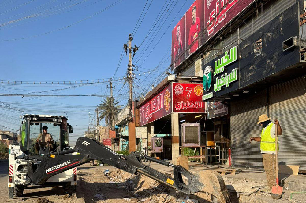 Project to develop and rehabilitate some streets and alleys in the Al-Shaab area of ​​Baghdad