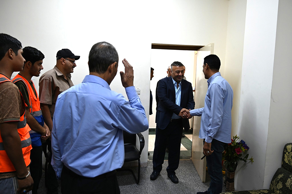 زيارة تهنئة بمناسبة عيد الأضحى المبارك