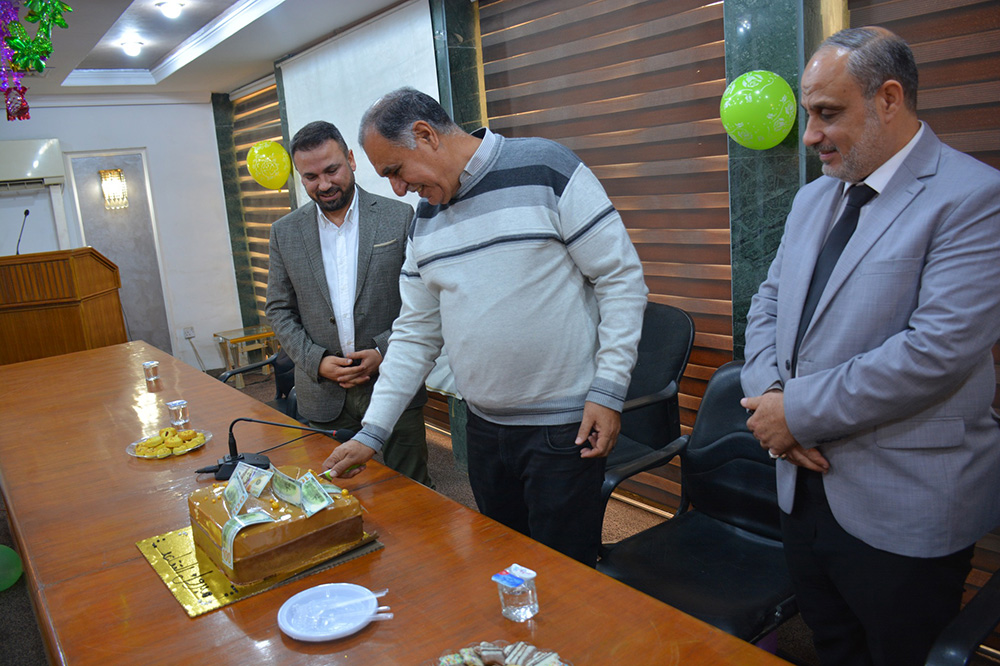 a farewell party for Mr. Ezz El-Din Hussein