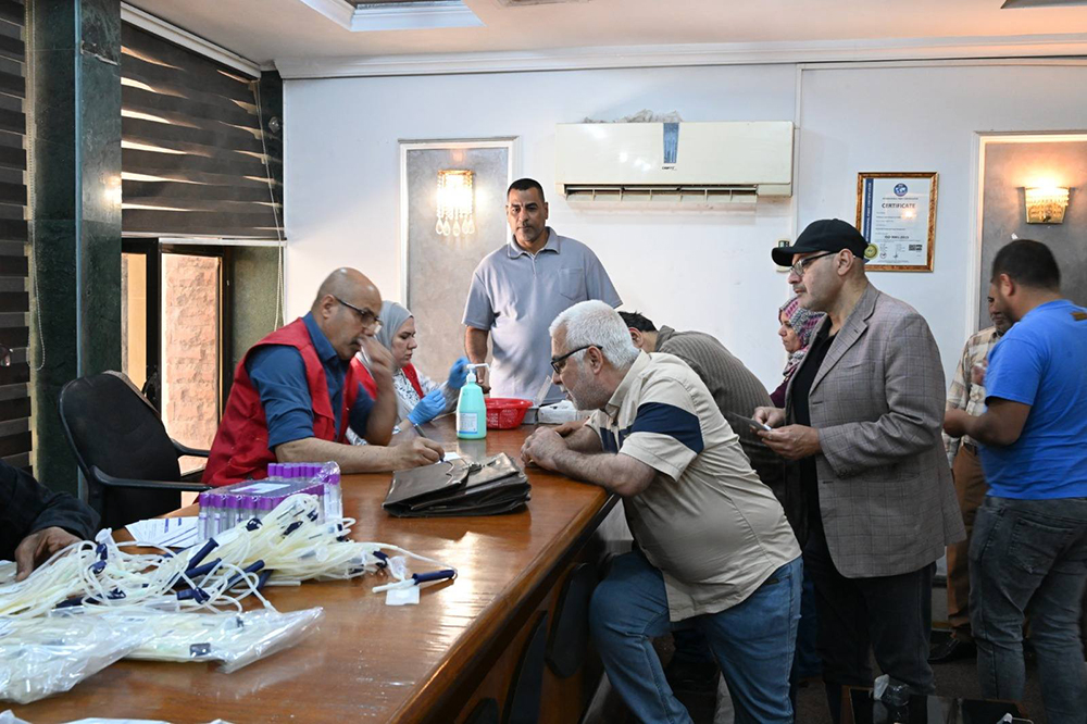   حملة طوعية للتبرع بالدم