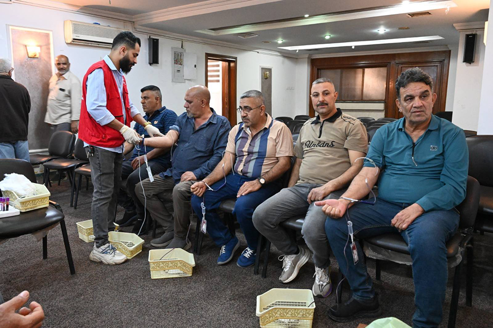 Voluntary blood donation campaign