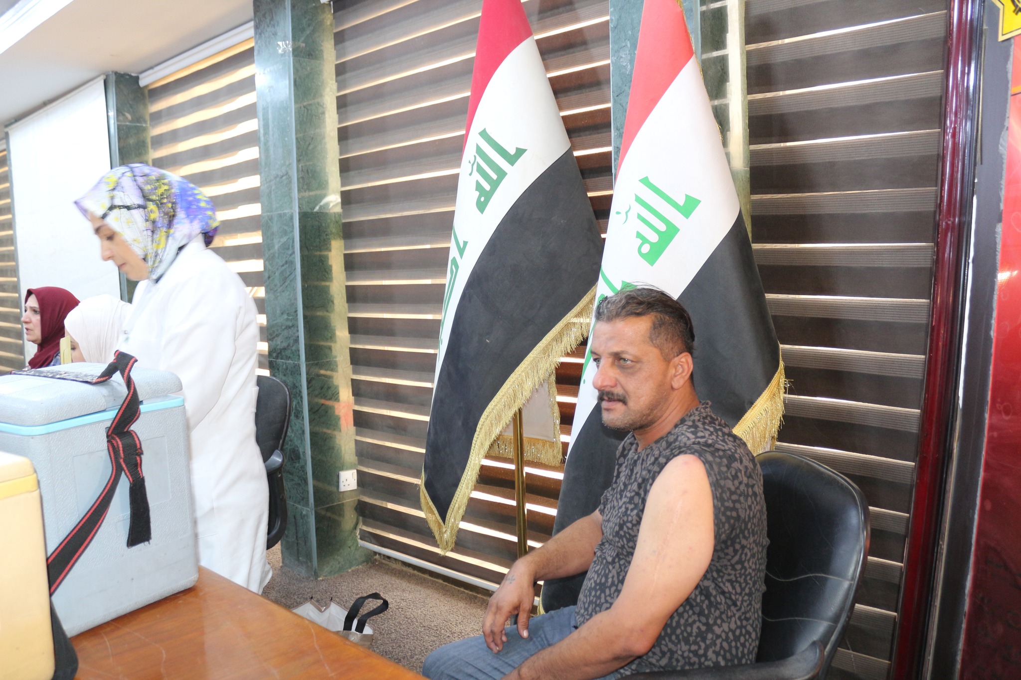 حملة للقاح ضد الأنفلونزا الموسمية من أجل تحصين موظفي الشركة 
