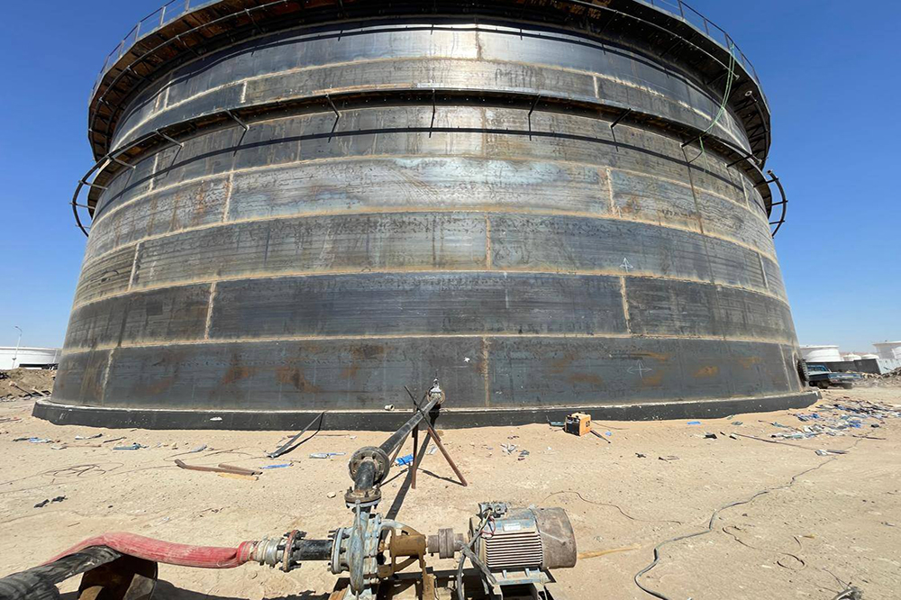 Fuel oil product tank project at Salah El-Din Refinery