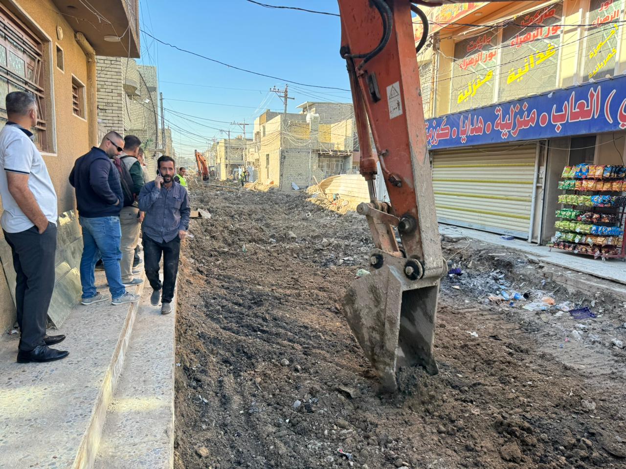 المدير العام يزور مشروع تطوير منطقة الشرطة الخامسة وشهداء السيدية في محافظة بغداد
