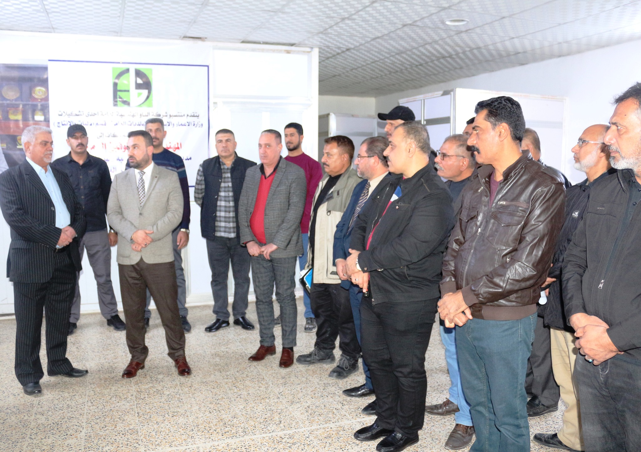 المدير العام يزور قسم الآليات والأنتاج بالشركة