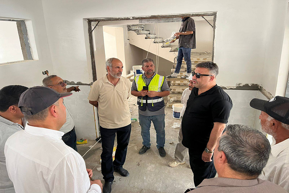 construction of Al-Ahrar School in Basra Governorate