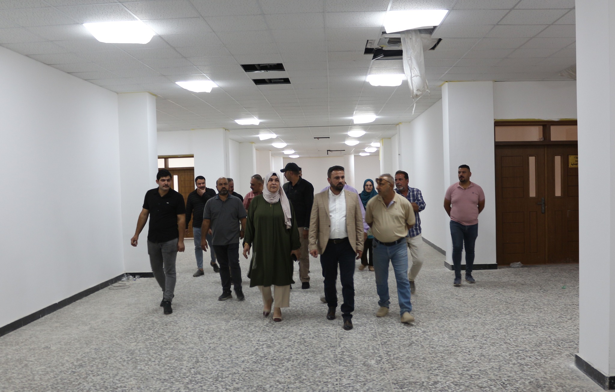 The Director General visits the project of auditoriums and galleries at the southern site of Al-Nahrain University
