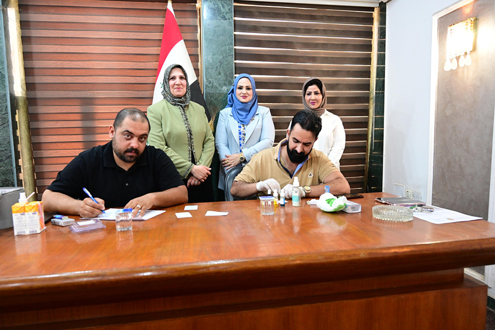 Blood Type Examination For Al-Fao General Engineering Company Staff