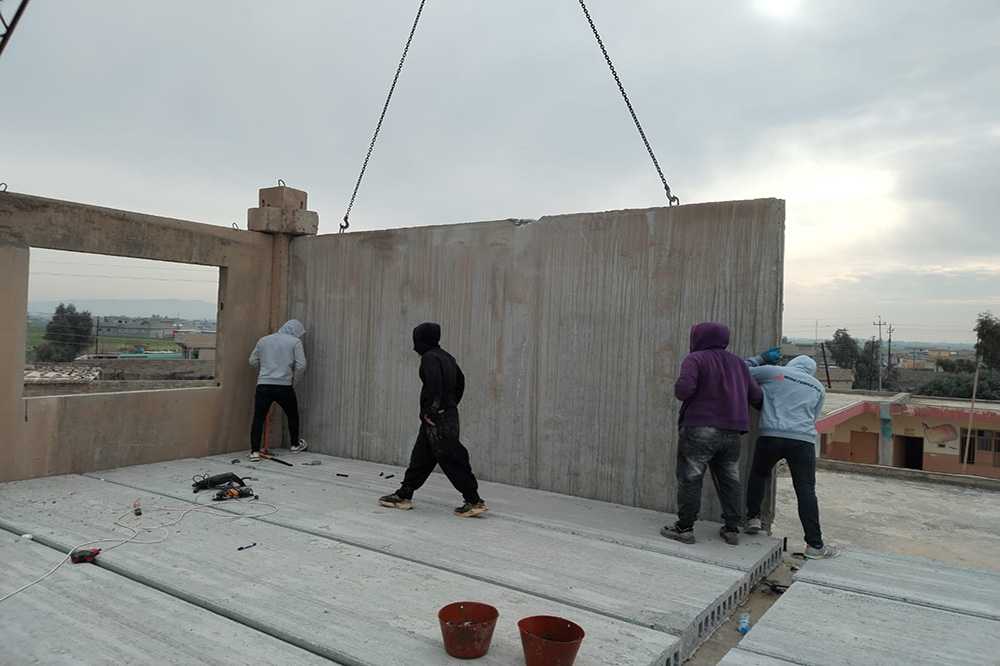 Prefabricated construction schools in Nineveh Governorate