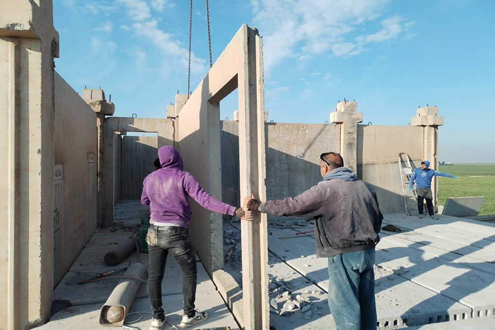 Prefabricated construction schools in Nineveh Governorate