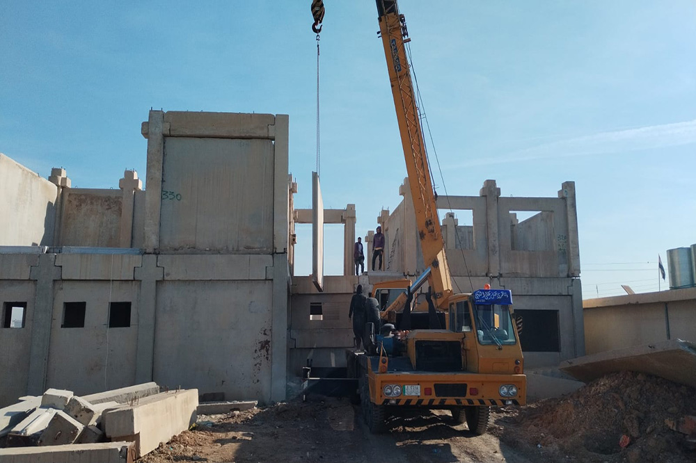 Prefabricated construction schools in Nineveh Governorate