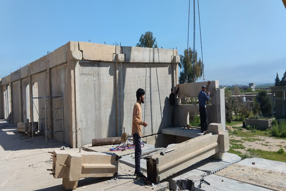 the school buildings project in Kirkuk Governorate