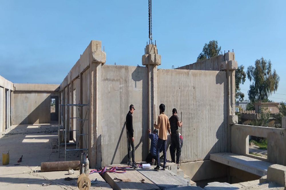 the school buildings project in Kirkuk Governorate