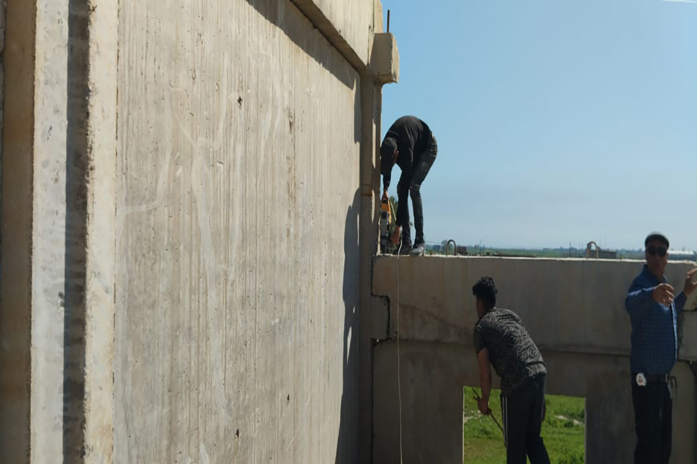 the school buildings project in Kirkuk Governorate