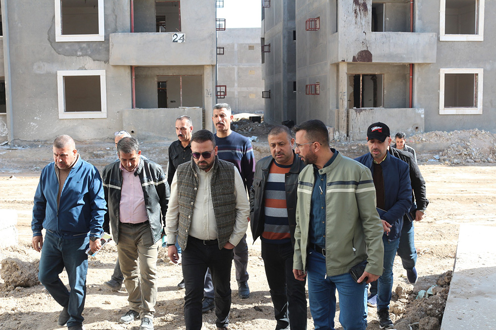 مشروع انشاء وحدات سكنية واطئة الكلفة (المرحلة الأولى والثانية) في محافظة بابل