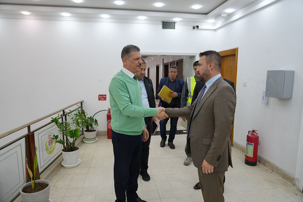A project to rehabilitate the main and service streets for the employees’ homes in the Doura Refinery