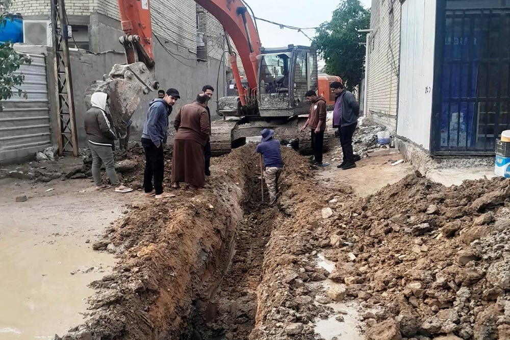 The project to rehabilitate Al-Dagh Street in the Sabaa Qusour area of ​​Baghdad