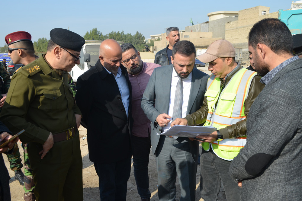rehabilitation project of locality (833) in the Al-Saydiyah Martyrs area within the Al-Rasheed Municipality sector in Baghdad Governorate
