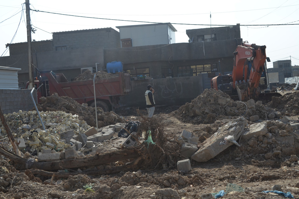 rehabilitation project of locality (833) in the Al-Saydiyah Martyrs area within the Al-Rasheed Municipality sector in Baghdad Governorate